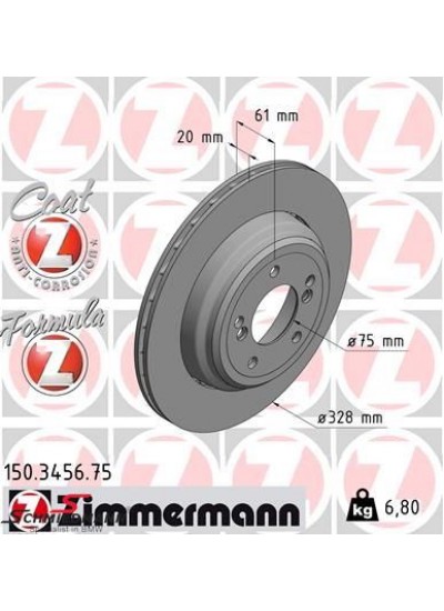 E39 M5 ARKA FREN DİSKİ SAĞ E39 M5 ARKA FREN DİSKİ SAĞ