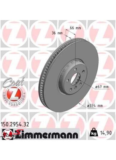X7 G07 ÖN FREN DİSKİ SOL ( 374 x 36 ) X7 G07 ÖN FREN DİSKİ SOL ( 374 x 36 )