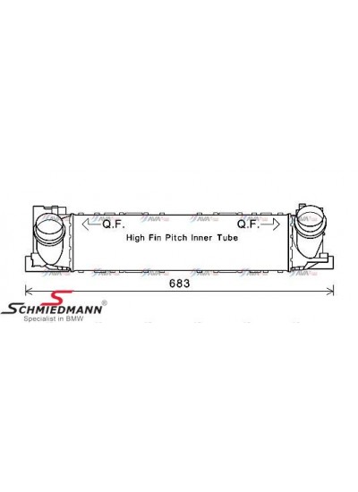 F20/F30/F32/F36 TURBO RADYATÖRÜ N20/N26/B38