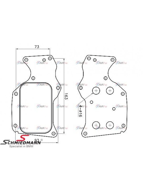 F20/F30/F10/G30/X1 G01/X5 F15 MOTOR YAĞ SOĞUTUCU B47…