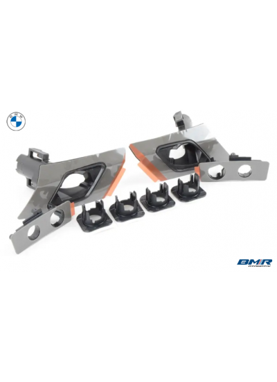 F80/F82/F83 ///M3-M4 ÖN TAMPON FİSKİTE+PDC TUTUCU SET